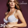 Lormar reggiseno push-up donna Frizzante in pizzo Leavers