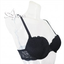 Lormar reggiseno push-up donna Frizzante in pizzo Leavers