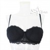 Lormar reggiseno Fascia imbottita Frizzante in pizzo Leavers Coppa B o C