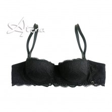 Lormar reggiseno Fascia imbottita Frizzante in pizzo Leavers Coppa B o C