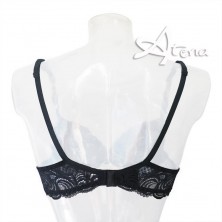 Lormar Reggiseno Push up Plunge Frizzante in pizzo Leavers Coppa B o C