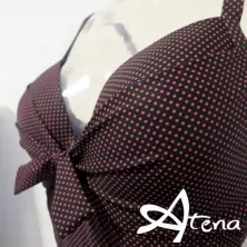 Costume mare intero imbottito Coppa Ca pois SièLei OL52