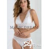 Bralette in pizzo Sangallo e brasiliana MagicDream 7596