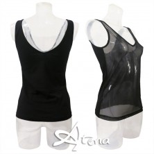 MagicDream maglia reversibile tulle nero o sabbia 7528