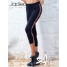 Jadea pantacollant Capri con riga bianca e rossa 4959