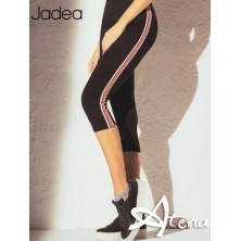 Jadea pantacollant Capri con riga bianca e rossa 4959