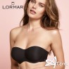 Lormar Reggiseno a Fascia imbottita Naturale ultra soft