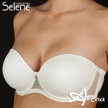 Selene Reggiseno a  fascia Esmeralda coppa C intimo sposa marfil