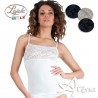 Top con balza in pizzo Lajole T72 3PZ