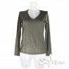 MagicDream maglia donna scollo ampio in tessuto lurex 7771