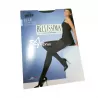 Collant nero animalier floccato Bellissima Elle Fashion donna
