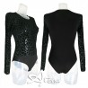Body intimo donna sottogiacca animalier in tulle floccato MagicDream 7757