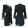 Vestaglia + sottoveste in raso Marita Rusudani LivCo Corsetti