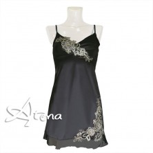 Vestaglia + sottoveste in raso Marita Rusudani LivCo Corsetti