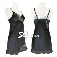 Vestaglia + sottoveste in raso Marita Rusudani LivCo Corsetti