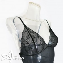 Completo Babydoll + perizoma filo con spacchi fru Mokiniann Livco Corsetti