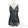 Completo Babydoll + perizoma filo con spacchi fru Mokiniann Livco Corsetti