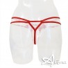 Perizoma rosso con perle Lottea Cofashion