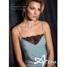RossoPorpora completino donna top lurex brillante + brasiliana Class CD770