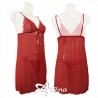 Coordinato donna babydoll + sexy vestaglietta + micro perizoma 1193