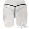 Completo intimo babydoll in tulle taglio foglia + perizoma filo 1838 Softline