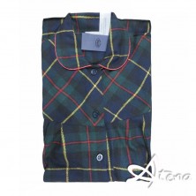 Vestaglia B&B Diana Tartan con bottoni
