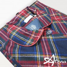 Vestaglia B&B Diana Tartan con bottoni