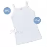 Ellepi canottiera bambina bordo merlato spalla stretta AI8228 3PZ -  intimo bambina