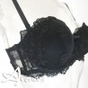 SièLei reggiseno sposa a fascia in tulle ricamato Glam 1948