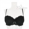 SièLei reggiseno sposa a fascia in tulle ricamato Glam 1948