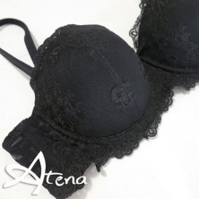 SièLei reggiseno sposa a fascia in tulle ricamato Glam 1948