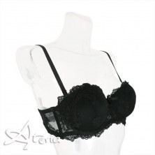 SièLei reggiseno sposa a fascia in tulle ricamato Glam 1948