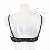 SièLei reggiseno sposa a fascia in tulle ricamato Glam 1948