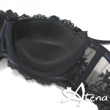 SièLei reggiseno sposa a fascia in tulle ricamato Glam 1948