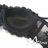 SièLei reggiseno sposa a fascia in tulle ricamato Glam 1948