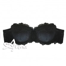 SièLei reggiseno sposa a fascia in tulle ricamato Glam 1948