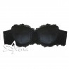 SièLei reggiseno sposa a fascia in tulle ricamato Glam 1948