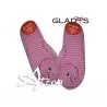 Pantofole Donna Sleepers Infradito Gladys ID372 Righe Fucsia