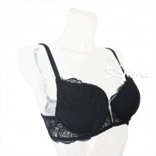 Reggiseno a v Lormar V-Bra Frizzante in pizzo Leavers balconcino