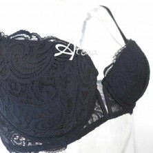 Reggiseno a v Lormar V-Bra Frizzante in pizzo Leavers balconcino zoom