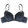 Reggiseno a v Lormar V-Bra Frizzante in pizzo Leavers balconcino