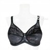 Reggiseno a balconcino sfoderato pizzo e tulle Sollievo S4 Coppa C