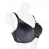 Reggiseno a balconcino sfoderato con tulle Sollievo S3 Coppa C