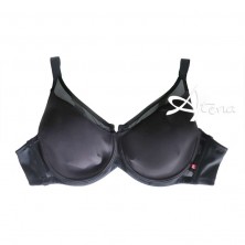 Reggiseno a balconcino sfoderato con tulle Sollievo S3 Coppa C