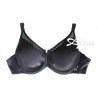Reggiseno a balconcino sfoderato con tulle Sollievo S3 Coppa C