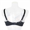 Reggiseno a balconcino sfoderato con tulle Sollievo S3 Coppa C