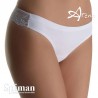 Slip brasiliana donna Spiman 327 intimo Sempre Donna in microfibra con pizzo