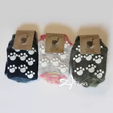 Calze antiscivolo bambini in calda lana ed Alpaka Susan - assortimento 2
