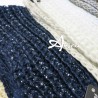 Scaldacollo in maglia grossa di viscosa con lamina argento colori