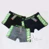 boxer mutande uomo Lotto intimo sportivo bande verdi con logo LB1256